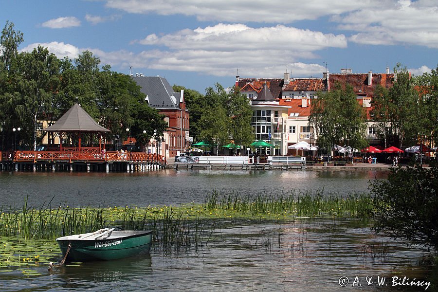 Ostróda, molo jezioro Drwęckie