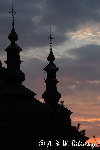 Owczary zabytkowa cerkiew drewniana z 1635 roku, obecnie kościół katolicki, Beskid Niski