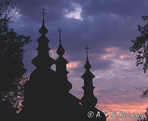 Owczary. zabytkowa cerkiew, Beskid Niski, Polska