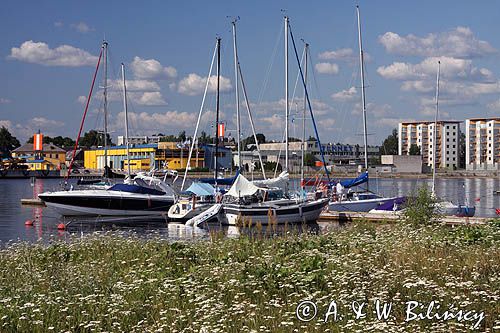 port jachtowy w Parnu, Estonia Marina in Parnu, Estonia