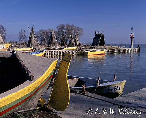 port rybacki w Piaskach nad Zalewem Wiślanym