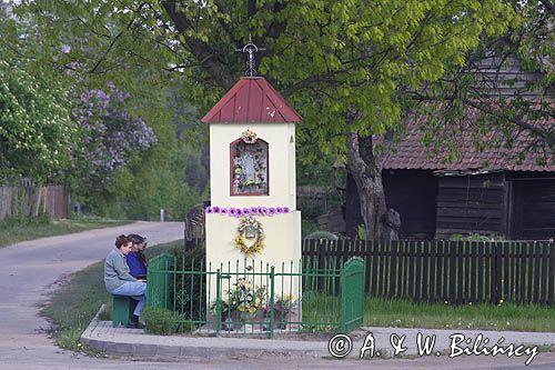 majowe przy kapliczce, Mazury