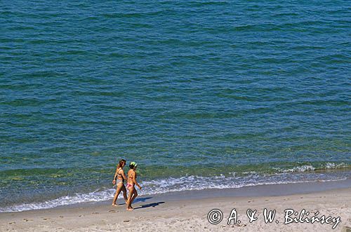 Kobiety spacerujące po plaży