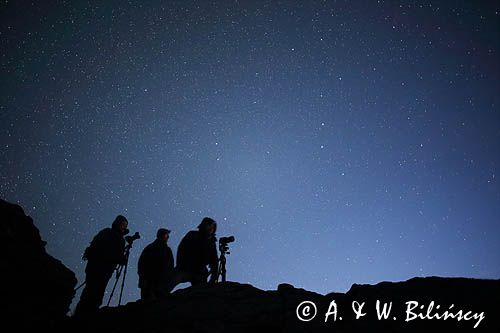Fotografowanie nocnego nieba na Połoninie Wetlińskiej, Bieszczady