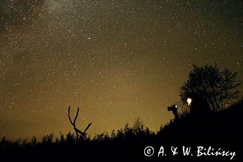 Fotografowanie nocnego nieba, Bieszczady