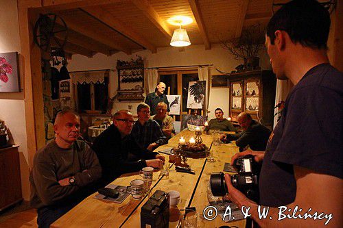 zajęcia warsztatowe w Dolistowie, plener Bieszczady dniem i nocą, 10-12.01.2014