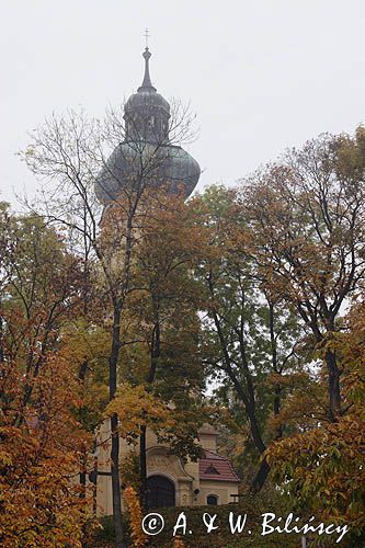 Polanica Zdrój, uzdrowisko, kościół na Klasztornej Górze