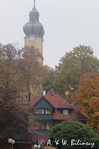 Polanica Zdrój, uzdrowisko, kościół na Klasztornej Górze