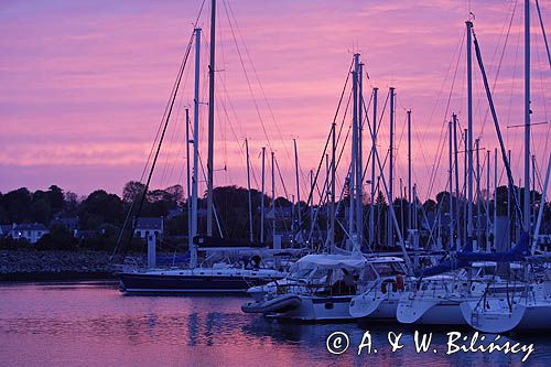 marina w Port la Foret, Finistere, Bretania, Francja