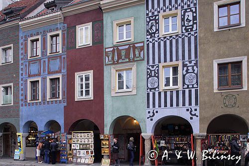 Poznań, Stary Rynek, domki budnicze