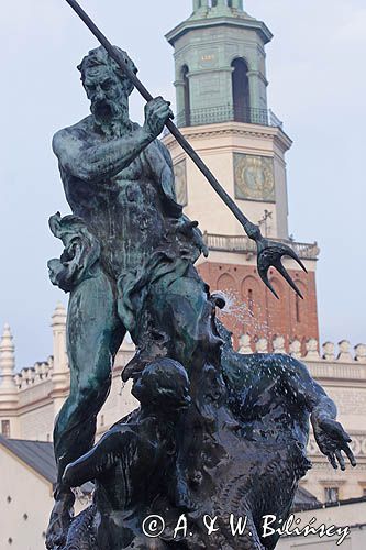 Poznań, Stary Rynek, fontanna Neptuna