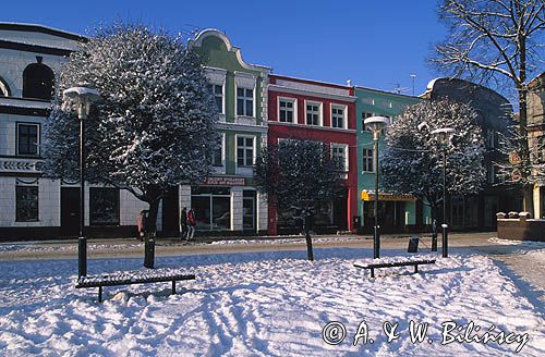 Puck - kamienice na Rynku
