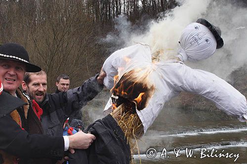 palenie Judasza przed utopieniem, Rabka, Wielka Sobota