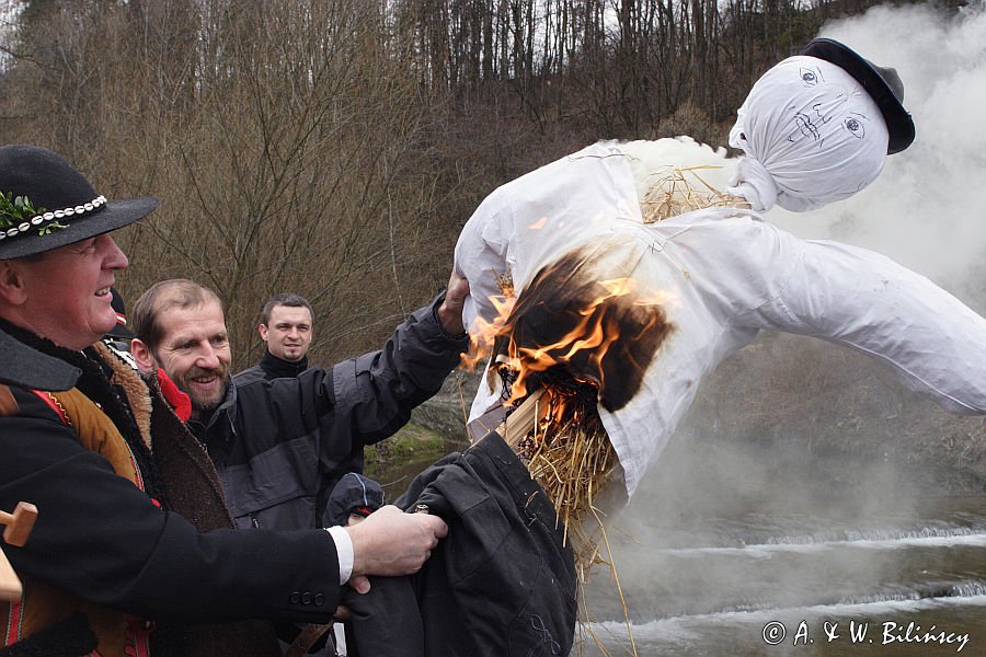 palenie Judasza przed utopieniem, Rabka, Wielka Sobota