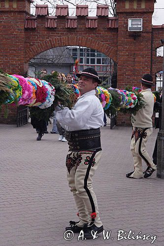 Rabka, palmy wielkanocne, Niedziela Palmowa, kościół pw św Marii Magdaleny