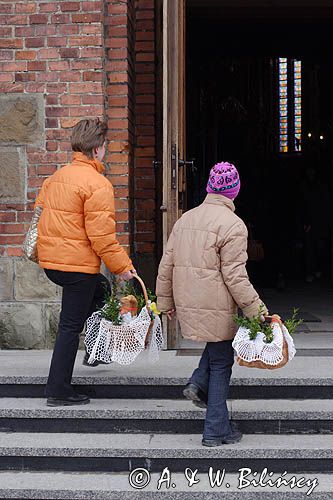 święcone, święcenie pokarmów, Rabka, Wielka Sobota