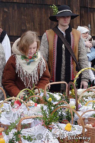 święcone, święcenie pokarmów, Rabka, Wielka Sobota