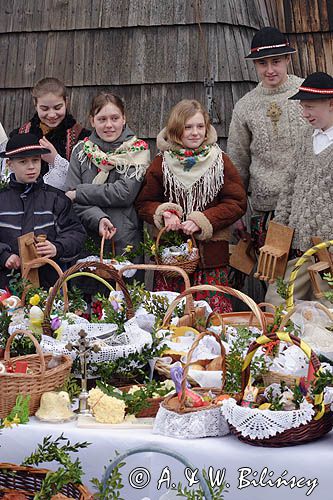 święcone, święcenie pokarmów, Rabka, Wielka Sobota