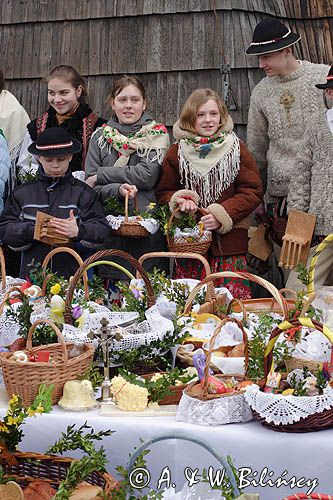 święcone, święcenie pokarmów, Rabka, Wielka Sobota