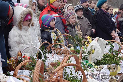 święcone, święcenie pokarmów, Rabka, Wielka Sobota