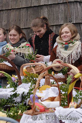 święcone, święcenie pokarmów, Rabka, Wielka Sobota