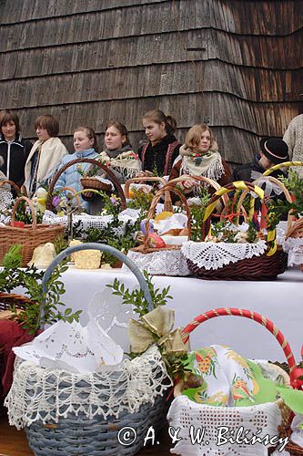 święcone, święcenie pokarmów, Rabka, Wielka Sobota