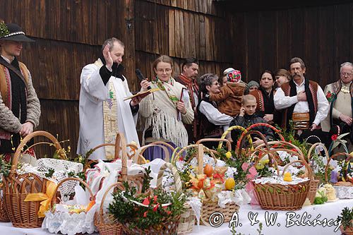 święcone, święcenie pokarmów, Rabka, Wielka Sobota