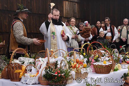 święcone, święcenie pokarmów, Rabka, Wielka Sobota