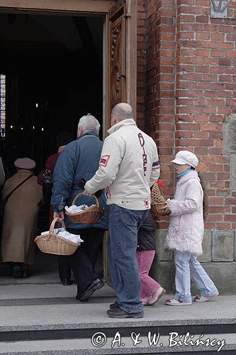 święcone, święcenie pokarmów, Rabka, Wielka Sobota