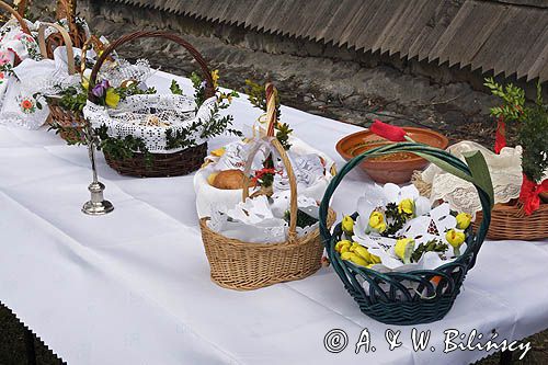 święcone, święcenie pokarmów, Rabka, Wielka Sobota