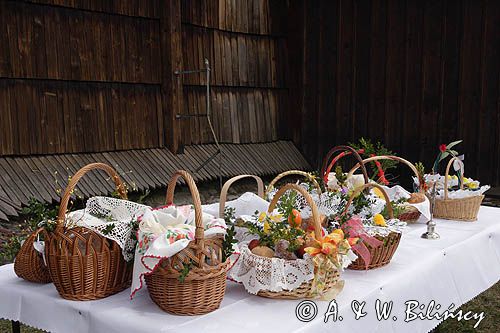 święcone, święcenie pokarmów, Rabka, Wielka Sobota