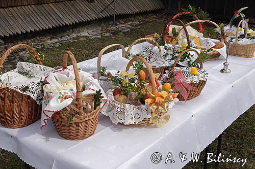 święcone, święcenie pokarmów, Rabka, Wielka Sobota