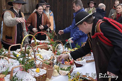 święcone, święcenie pokarmów, Rabka, Wielka Sobota