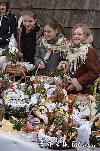 święcone, święcenie pokarmów, Rabka, Wielka Sobota