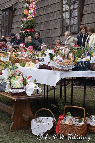 święcone, święcenie pokarmów, Rabka, Wielka Sobota