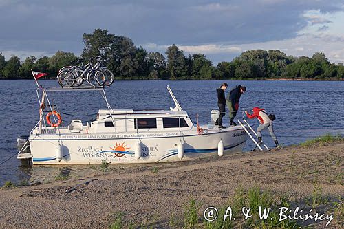 rejs rzeką Wisłą, żegluga wiślana