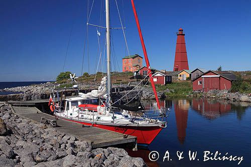 Zatoka Botnicka, Ritgrund port, Kvarken Archipelago, Gulf of Bothnia, Finland