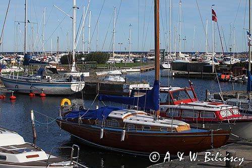 Norrekas, marina, port jachtowy, Ronne, Bornholm, Dania