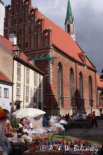 Ryga, luterańskim kościół św. Jana, Stare Miasto, Łotwa