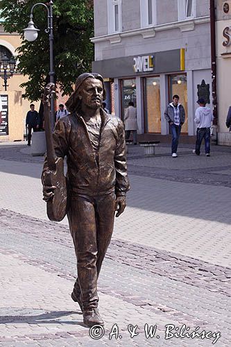 Rzeszów, Pomnik Tadeusza Nalepy na deptaku, ulicy 3 Maja
