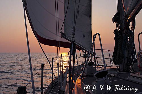 zachód słońcana Bałtyku sunset, Baltic Sea