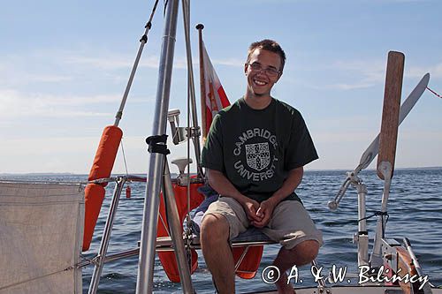 Maciej na Safranie, Alandy, Finlandia sailing, Alands, Finland