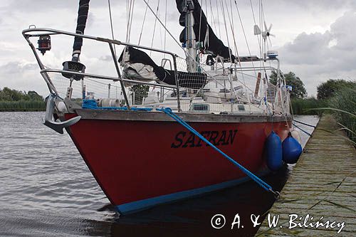 s/y Safran, Trismus 37, postój w Grootschar, kanały holenderskie, Szlak Stojącego Masztu, Standing Mast Route, Holandia