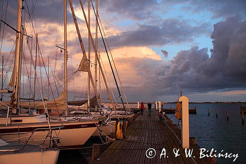 port Langor na wyspie Samso, Kattegat, Dania