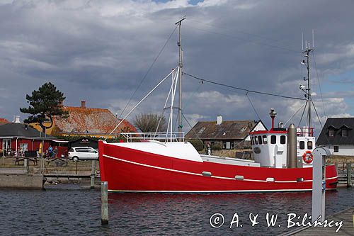 port Langor na wyspie Samso, Kattegat, Dania