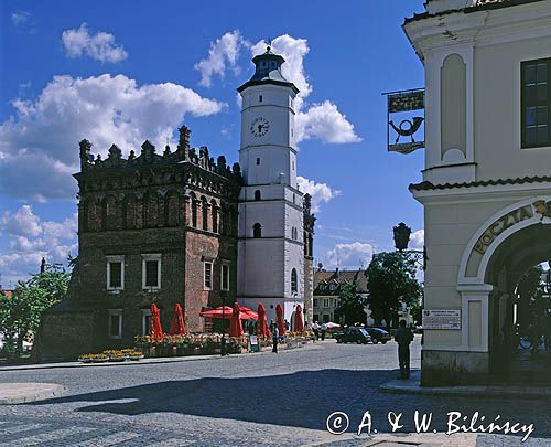 Sandomierz, ratusz, rynek