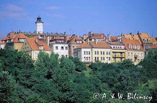 Sandomierz panorama starówki