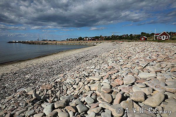 Plaża w Sandvik, Olandia, Szwecja