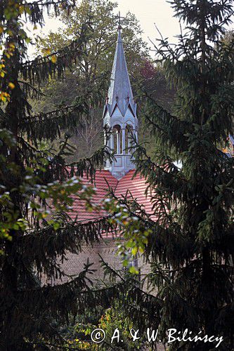 Kościół w Santoku. Church in Santok.