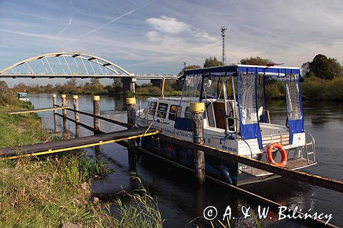 Przystań w Santoku. Harbor in Santok fot A&W Bilińscy, bank zdjęć